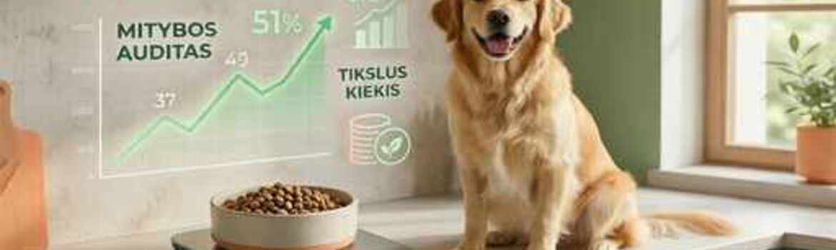 Šuns mitybos auditas: skaičiai, kurie padės sutaupyti