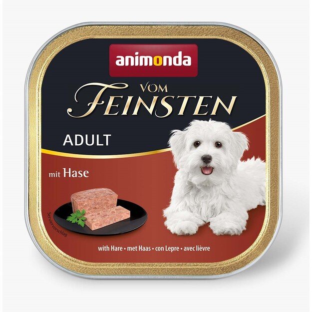 Animonda Vom Feinsten Adult with Rabbit - konservai suaugusiems šunims su triušiena, 150 g