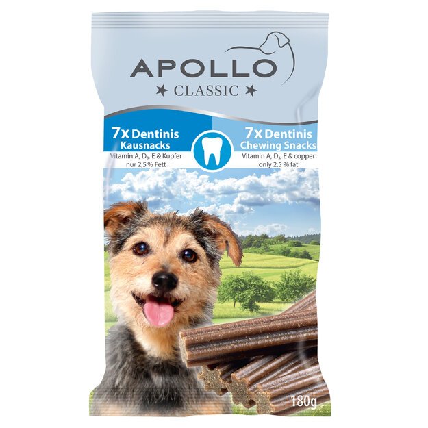 Apollo Dentinis lazdelės vidutinių ir didelių veislių šunims 180 g