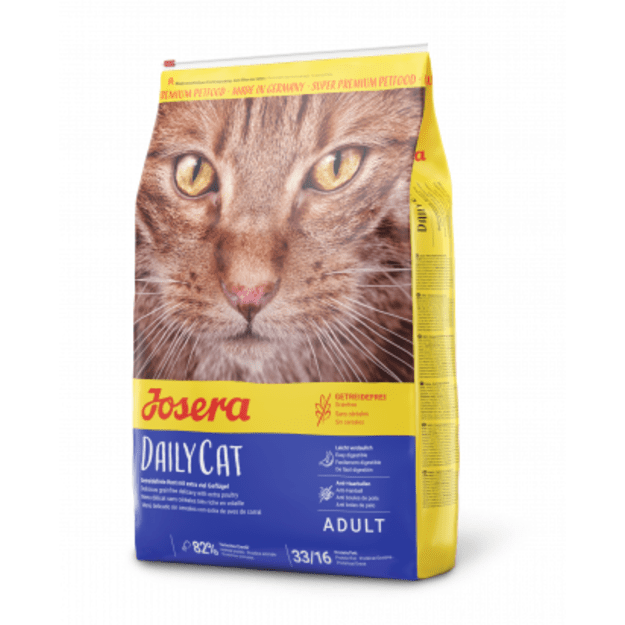 Josera DailyCat 2 kg - begrūdis sausas maistas katėms