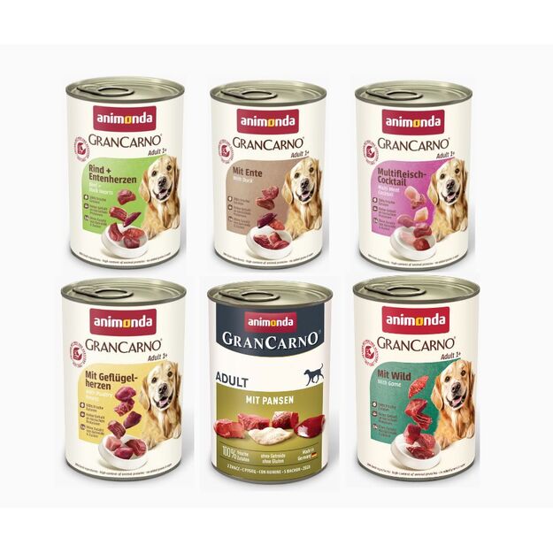 Animonda GranCarno Adult konservų rinkinys 6 x 400 g, #2