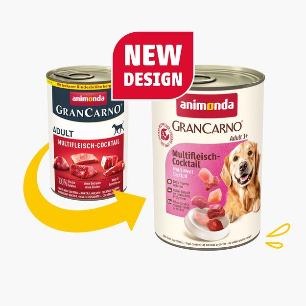 Animonda GranCarno Adult Multi-Meat Coctail: konservai suaugusiems šunims Mėsos kokteilis, 400 g 1
