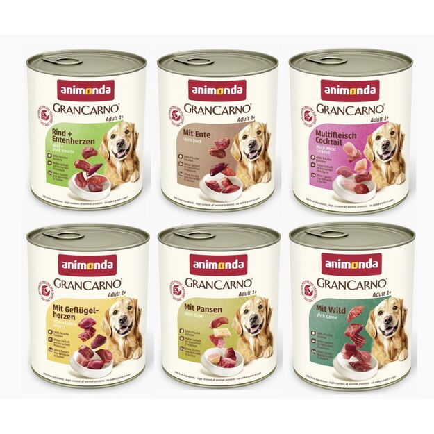 Animonda GranCarno Adult konservų rinkinys 6 x 800 g, #2