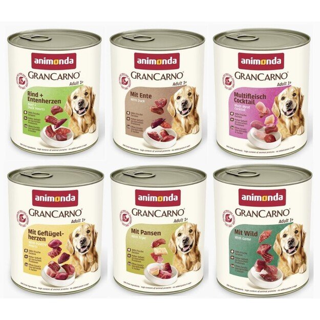 Animonda GranCarno Adult konservų rinkinys 6 x 800 g, #2