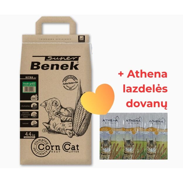 Kraikas katėms kukurūzinis, CORN CAT ULTRA Certech, sušokantis, 7 l, 4,4 kg