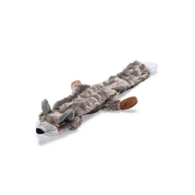 Žaislas šuniui - Pliušinis lapiukas, pilkas, BEEZTEES, 30 cm