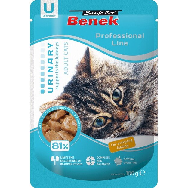 Super Benek konservai katėms Urinary, 100 g, Professional Line