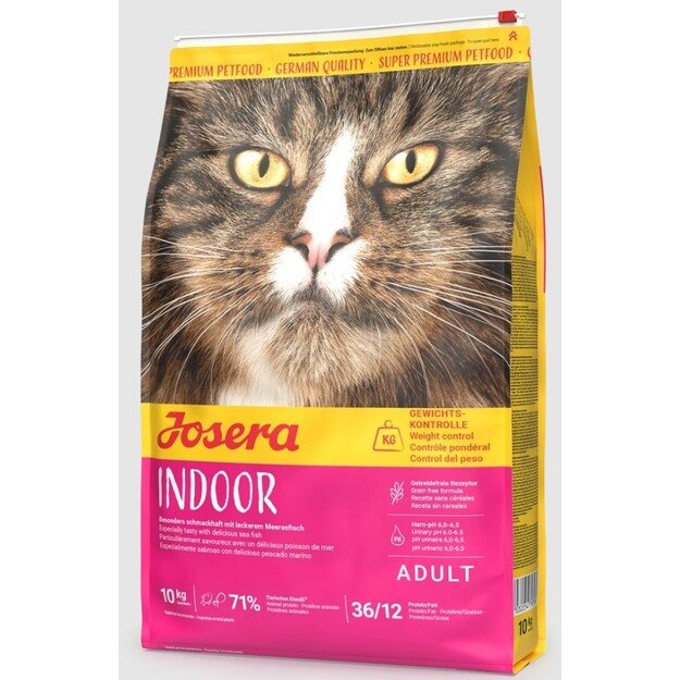 Josera Indoor 10 kg - sausas maistas naminėms sterilizuotoms katėms 1