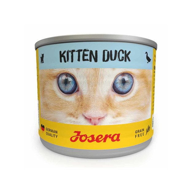 Josera Kitten Duck begrūdis konservuotas pašaras jaunoms katėms su antiena, 200 g