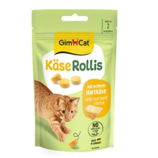 GimCat skanėstai katėms - vitaminizuoti sūrio rutuliukai Cheezies, 40 g