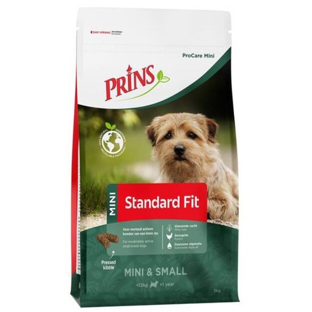 Prins ProCare Standard Fit MINI sausas pašaras suaugusiems šunims su vištiena ir kalakutiena 3 kg