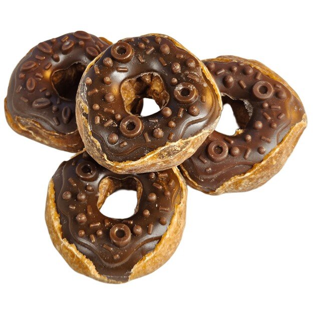 Skanėstai šunims - Spurgos su vištiena ir pupmedžiu, 10 vnt., 500 g, P49