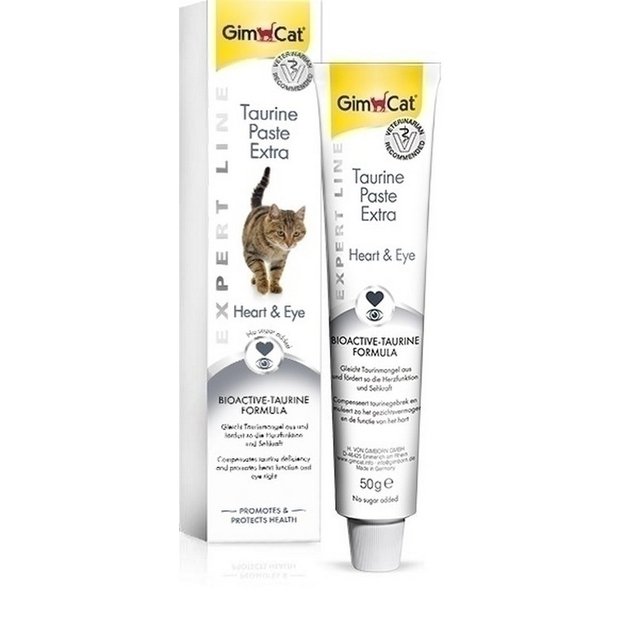 GimCat maisto papildas katėms - Taurine Extra pasta sveikai širdžiai ir akims, 50 g