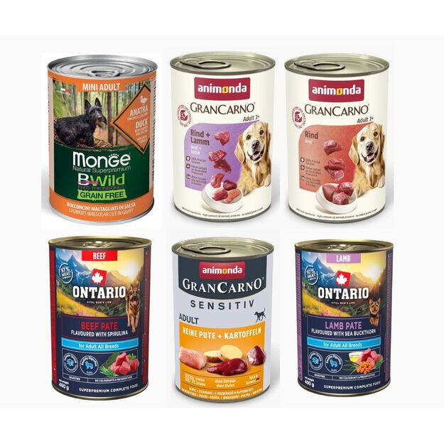 Konservų rinkinys IŠRANKIEMS šunims, 6 x 400 g 1