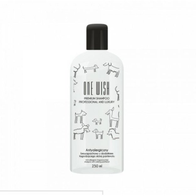 Šampūnas alergiškiems šunims, One Wish, 250 ml