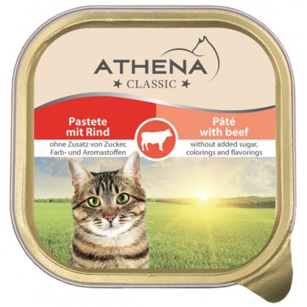 Athena paštetas katėms su jautiena, 100 g