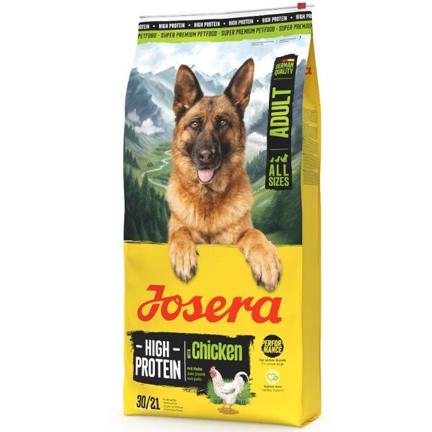 Josera High Protein Chicken  sausas pašaras šunims su paukštiena, 12,5 kg
