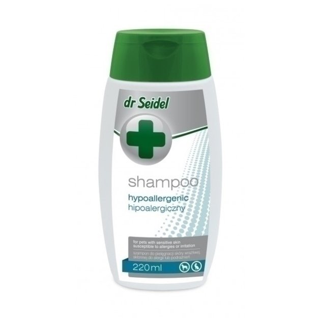 Šampūnas alergiškiems šunims Dr Seidel, 220 ml