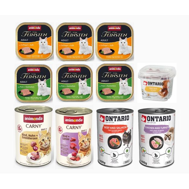 Konservų katėms rinkinys SOTUSIS (-2 %)