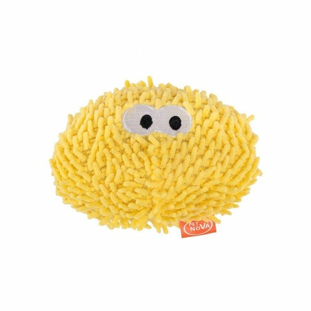 Žaislas šuniui - PET NOVA Moppyball – pliušinis mikropluošto kamuoliukas šunims, 11 cm