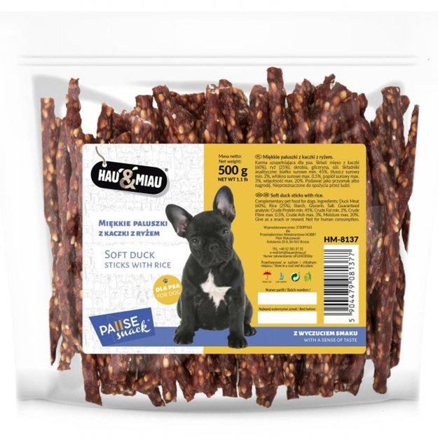 Antienos pagaliukai su ryžiais, 500 g, Hau&Miau