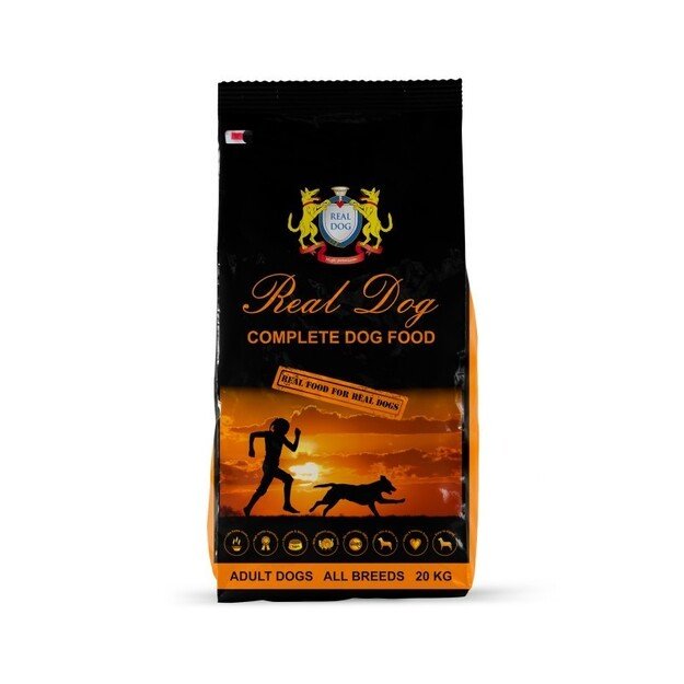 Real Dog visavertis pa&scaron;aras suaugusiems &scaron;unims su pauk&scaron;tiena 7,5kg 1