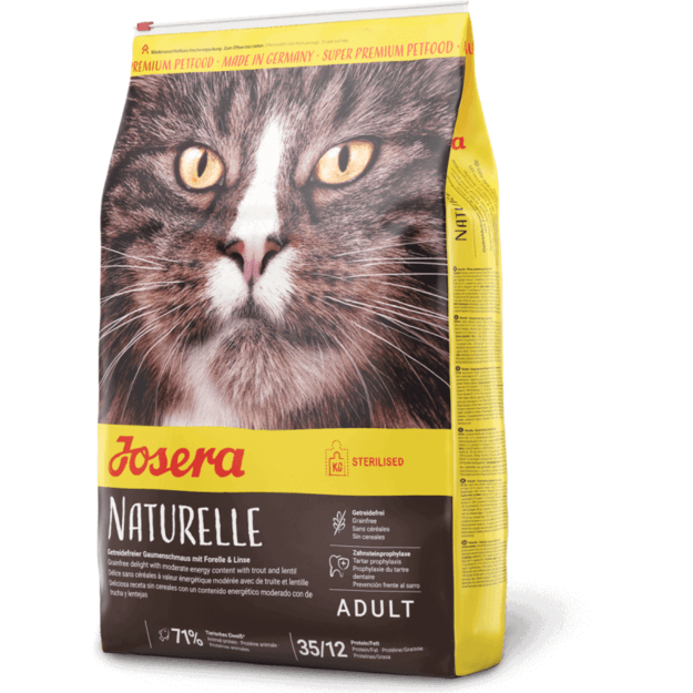 Josera Naturelle 10 kg - sausas maistas sterilizuotoms katėms