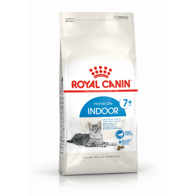 ROYAL CANIN INDOOR 7+, 3,5 KG - sausas maistas vyresnėms namuose gyvenančioms katėms