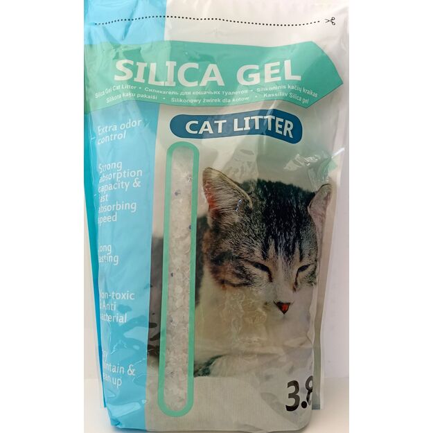 Silikoninis kačių kraikas SILICA GEL 3,8 l / 1,5 kg 1