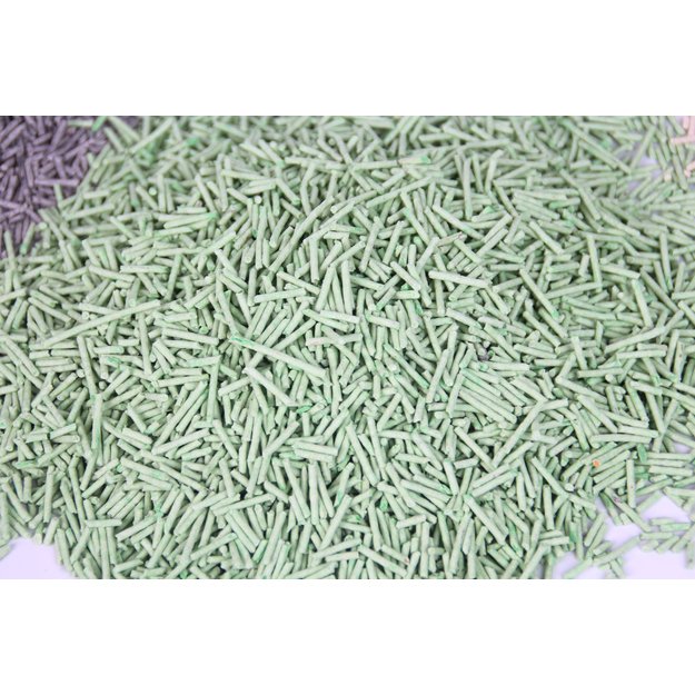 Kraikas katėms Purrfect žalios arbatos kvapo, 6 l (2,5 kg), nedulkantis 2