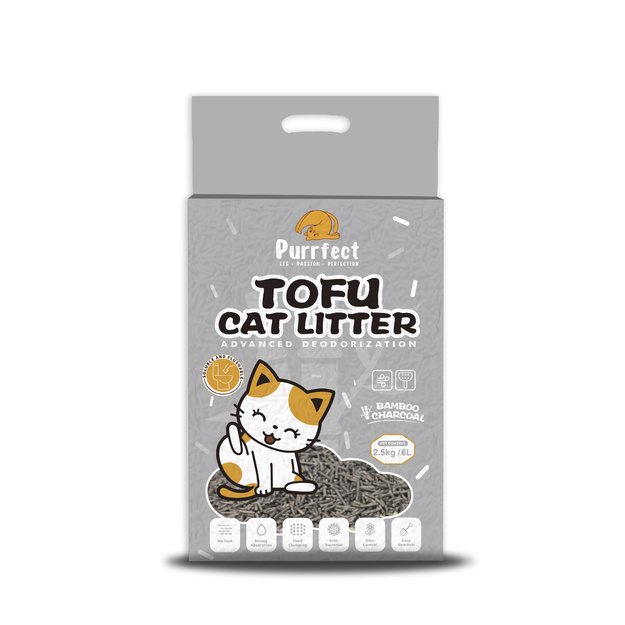 Kraikas katėms Purrfect Bamboo  aktyvintos anglies kvapo, 6 l (2,5 kg), nedulkantis 1