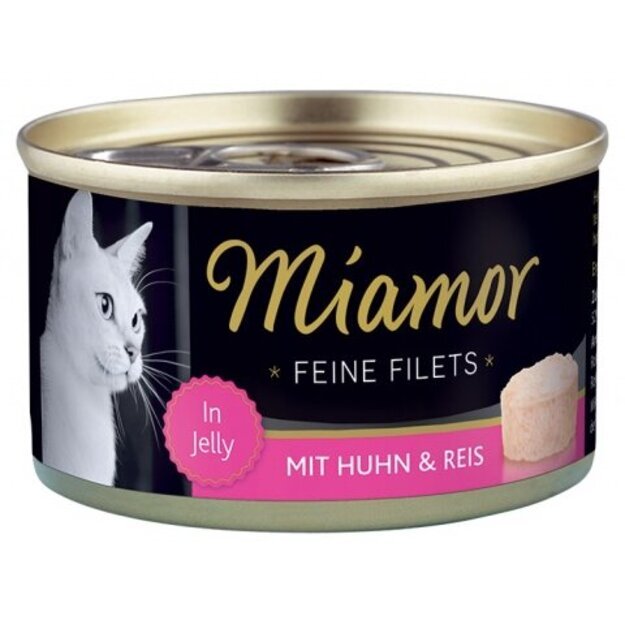Miamor Super Premium konservai katėms su vištiena ir ryžiais, 100 g