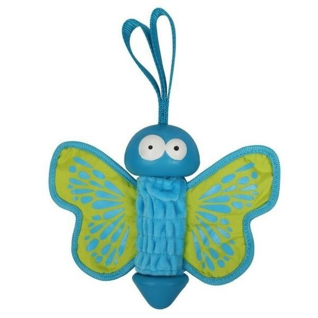 Žaislas šuniui - Coockoo Lily Ruber Butterfly - drugelis, 27*20*7.5 cm