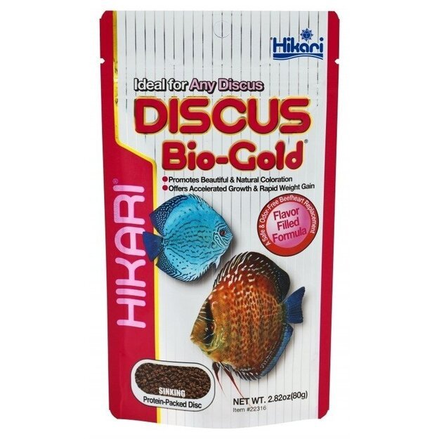 HK Discus Bio-Gold, 80 g - pašaras diskusinėms žuvims