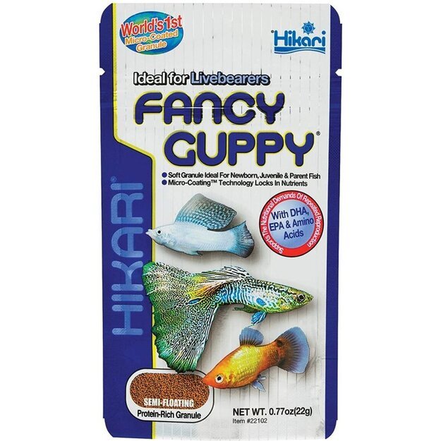 HK Tropical Fangy Guppy, 22 g
