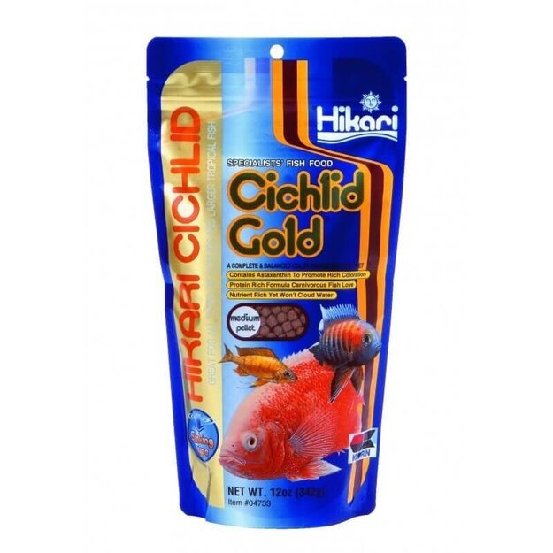 HK Cichlid Gold Sinking Medium, 342 g