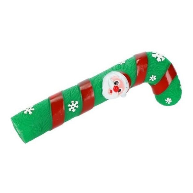 Žaislas šuniui - Kalėdinis saldainis - lazdelė, 23 cm