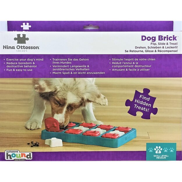 Lavinamasis žaislas šuniui - Nina Ottosson Dog Brick