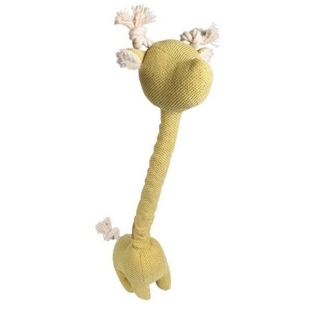 Žaislas šuniui - Geltona žirafa, 20*52 cm