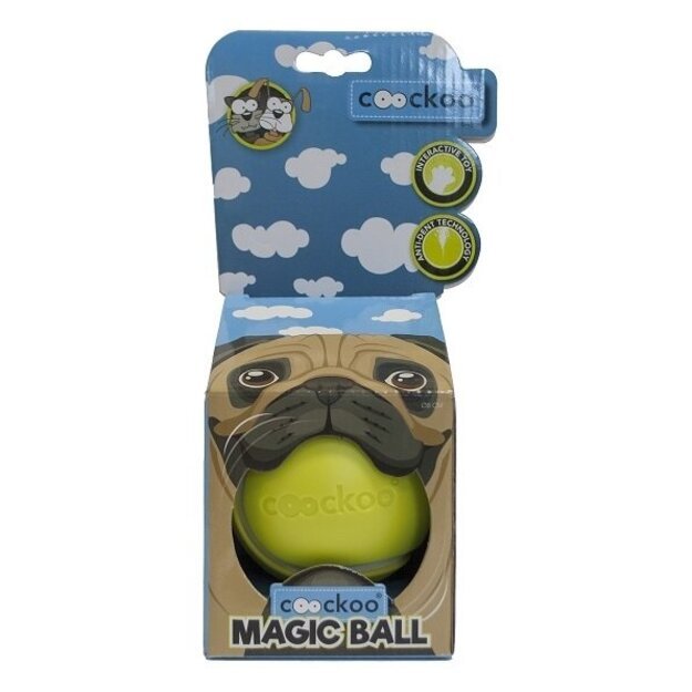 Žaislas šuniui - Coockoo Magic Ball - Stebuklingas kamuolys, 8,6 cm