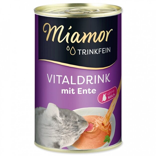 Gėrimas katėms - Miamor Trinkfein Vitaldrink su antiena, 135 ml