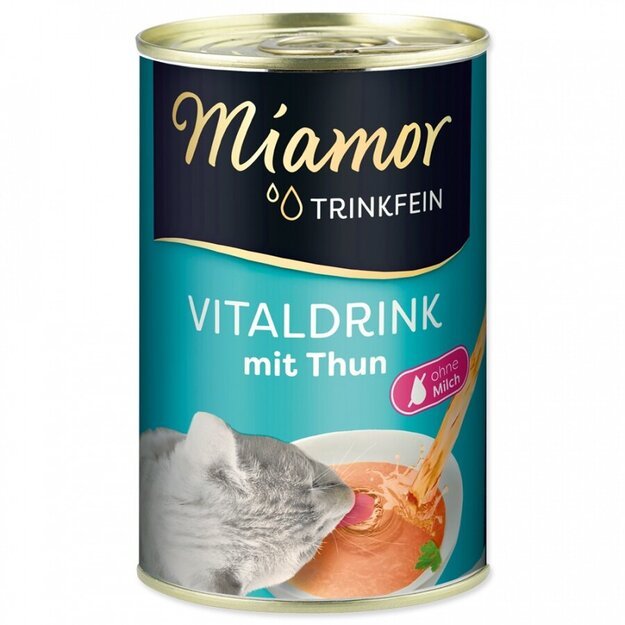 Gėrimas katėms - Miamor Trinkfein Vitaldrink su tunu, 135 ml
