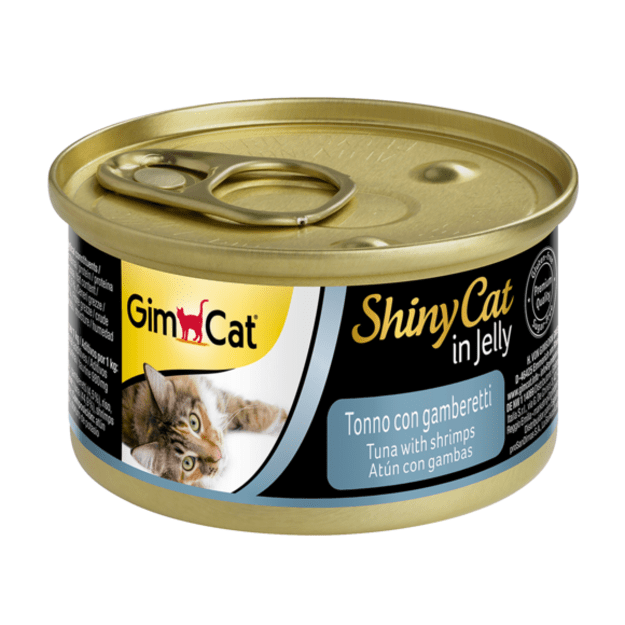 ShinyCat konservai katėms su tunu ir krevetėmis, 70 g, ShinyCat Tuna&Shrimps