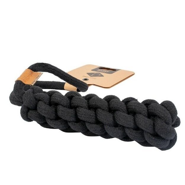 Žaislas šuniui - D&D virvė (XS) 22 cm*10 mm, juoda