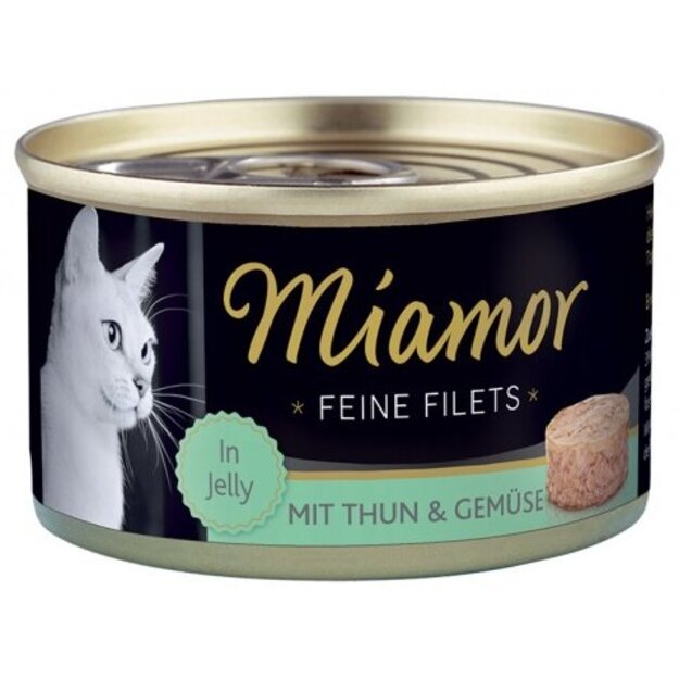 Miamor Super premium konservai katėms su tunu ir daržovėmis, 100 g