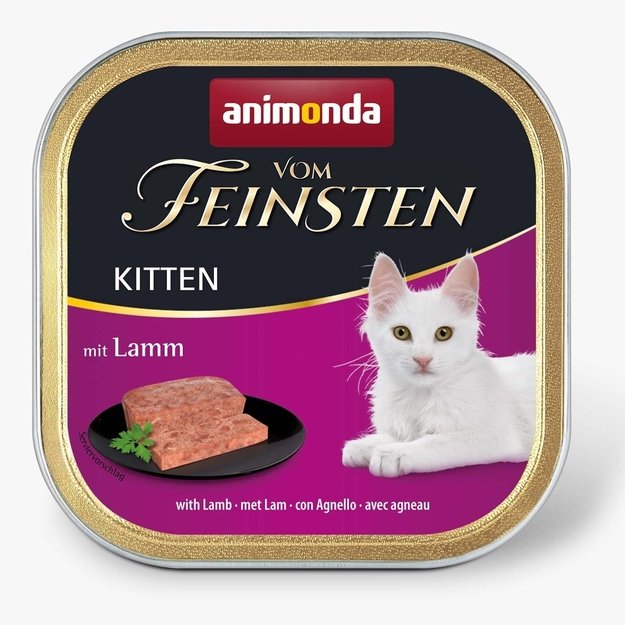 Animonda Vom Feinsten Kitten with Lamb – konservai kačiukams su ėriena, 100 g
