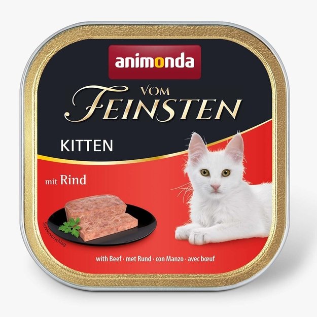 Animonda Vom Feinsten Kitten with Beef – konservai kačiukams su jautiena, 100 g