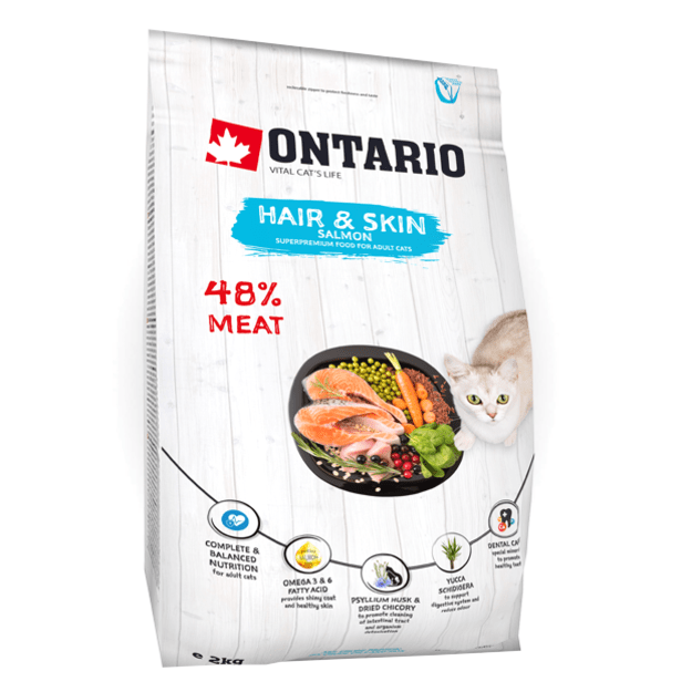 Sausas maistas trumpaplaukėms katėms, Ontario Cat Shorthair, 2 kg