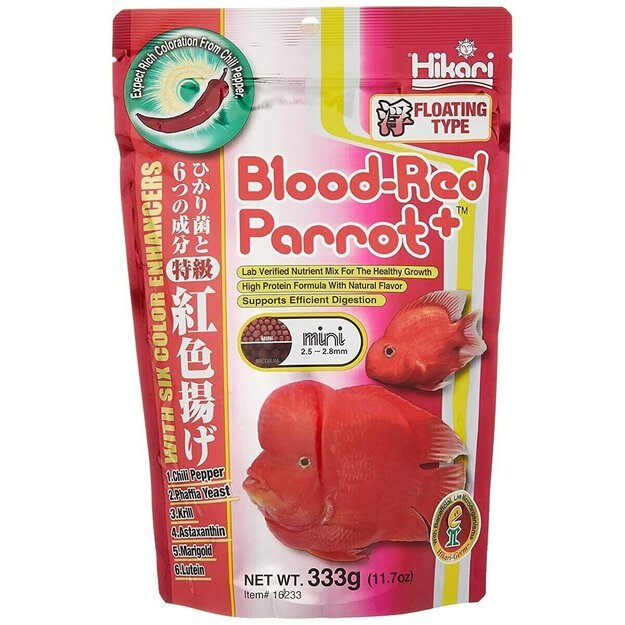 HK Blood-Red Parrot Mini, 333 g