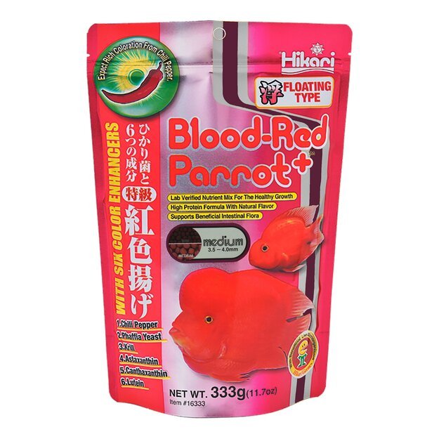 HK Blood-Red Parrot Medium, 333 g